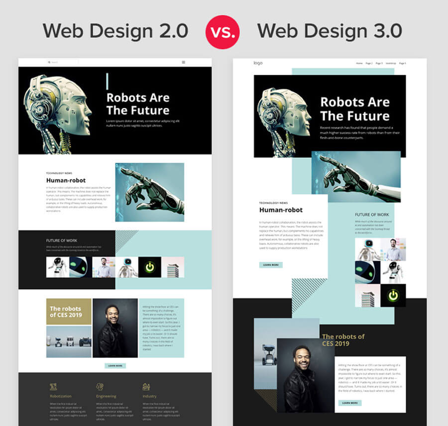 Webdesign 3.0 - Beispiel 1